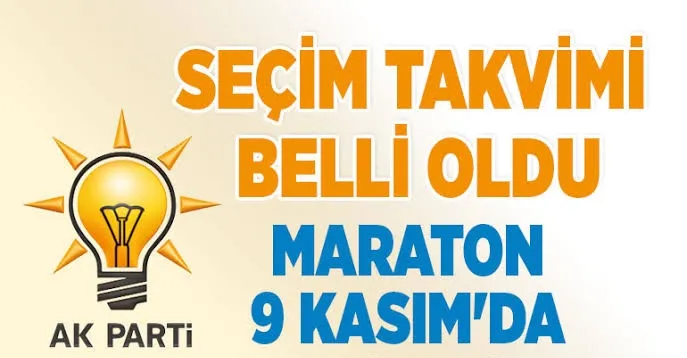 AK PARTİ Yerel Seçim Takvimini Açıkladı