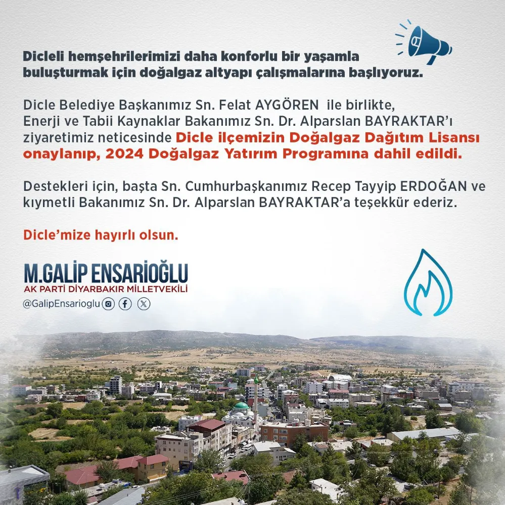 Ak Parti Diyarbakır Milletvekili Mehmet Galip Ensarioğlu