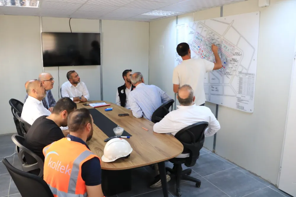 İl Başkanlığından Deprem Konutlarının Yapılacağı Alana Ziyaret