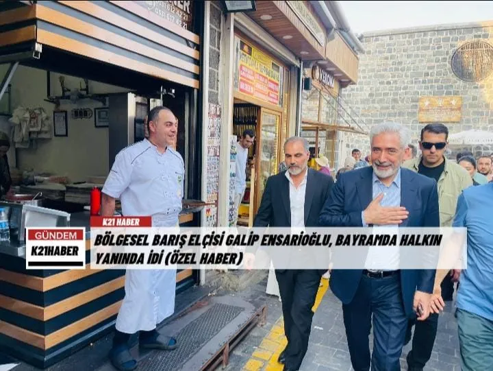 Bölgesel Barış Elçisi Galip Ensarioğlu, Bayramda Halkın Yanında